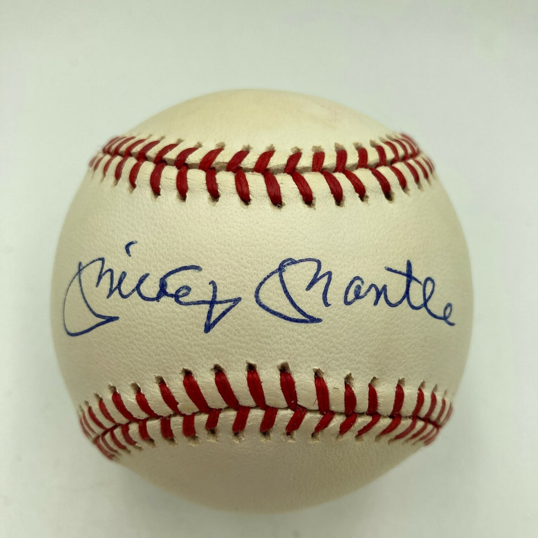 Mickey Mantle Signed Official American League Baseball PSA DNA MINT 9 (1 of 8)