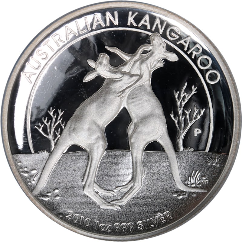 Australia 2010-P Silver Kangaroo High Relief $1 NGC PF70 Ultra Cameo Coin (1 of 4)