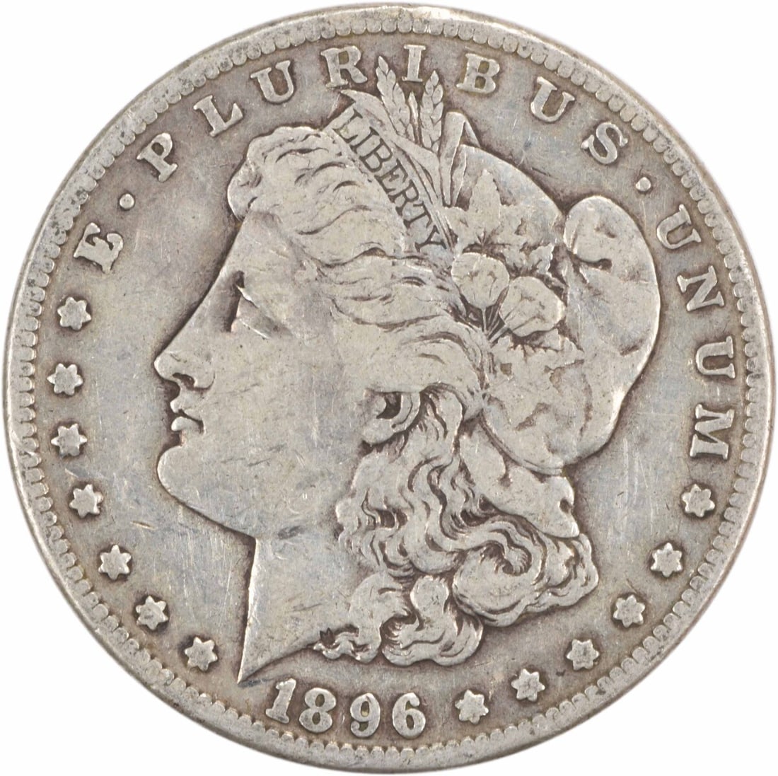 1896-S Morgan Silver Dollar VF Uncertified 90% Silver San Francisco (1 of 2)