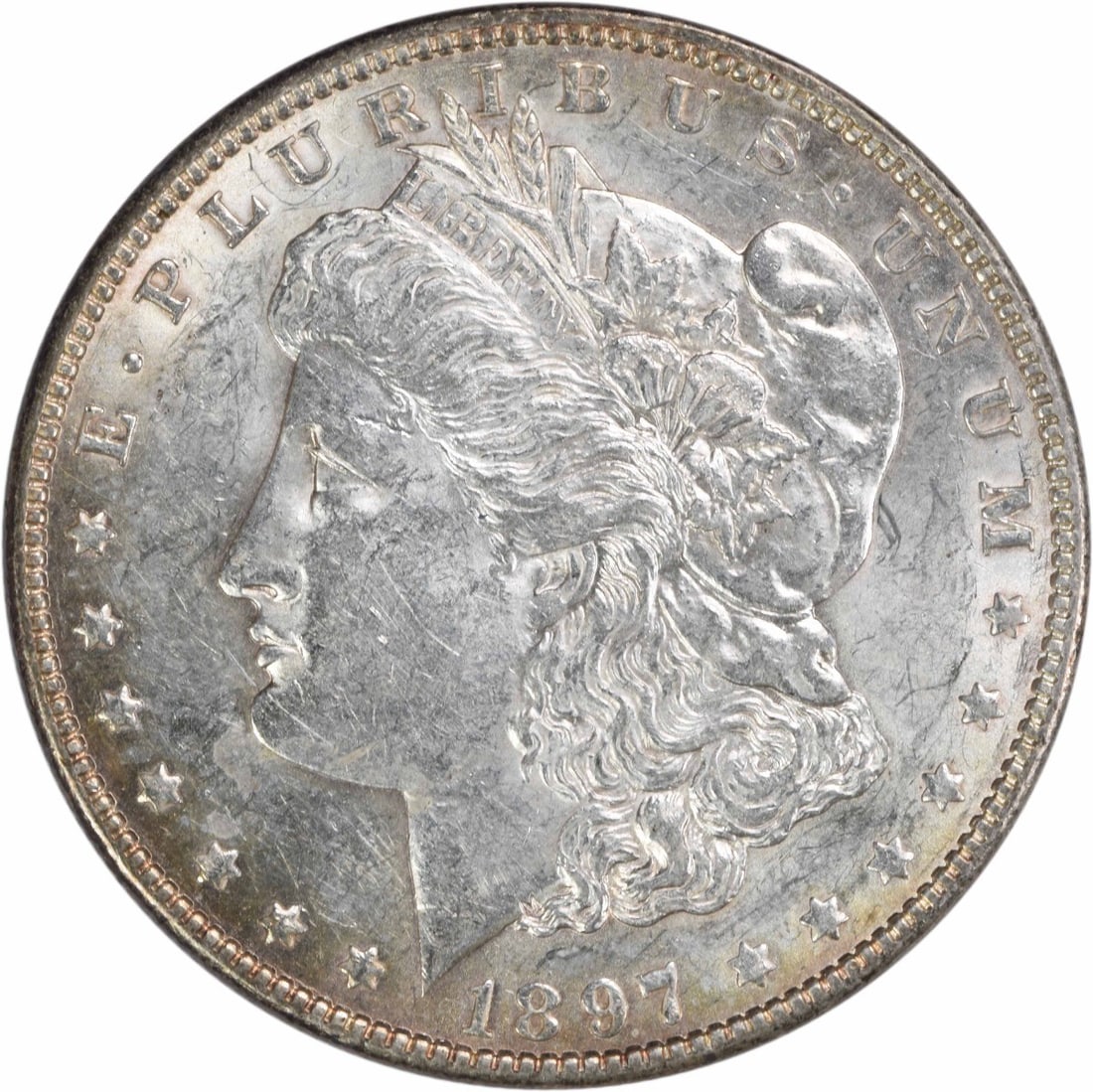 1897 Morgan Silver Dollar AU Circulated 90% Silver (1 of 2)