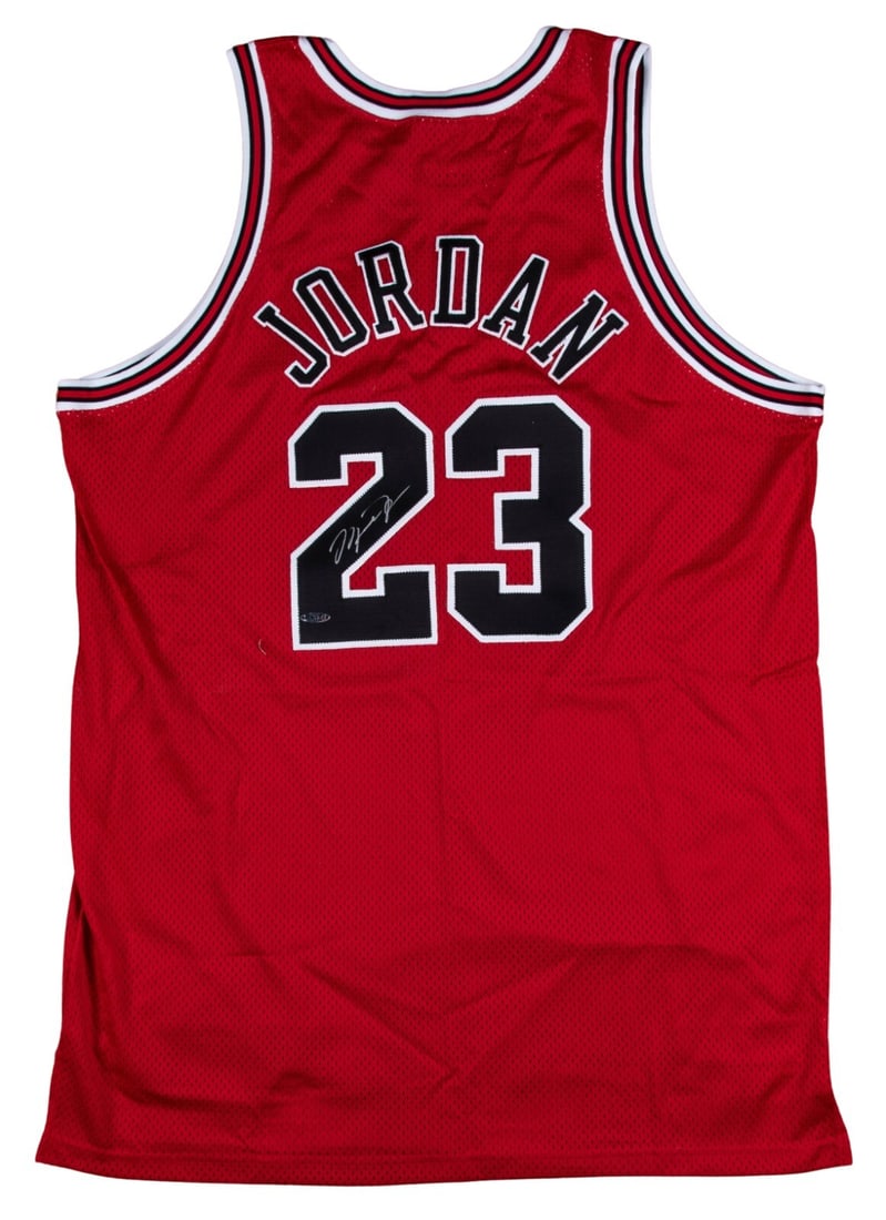 Michael Jordan Signed 1997-98 Chicago Bulls Jersey UDA COA (1 of 10)