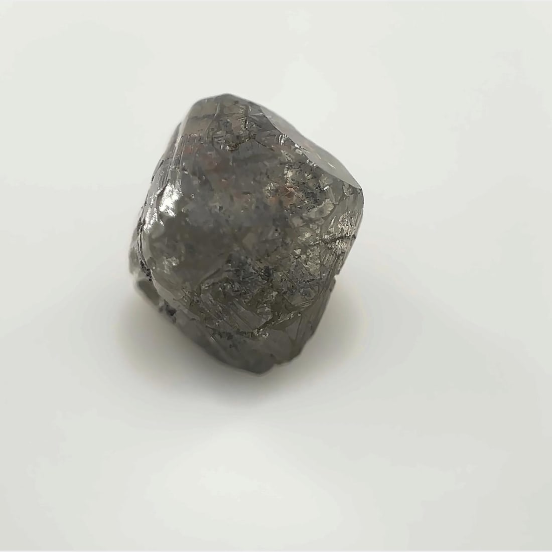 5.92ct Natural Rough Diamond Unpolished Greenish Grayish Black (1 of 3)