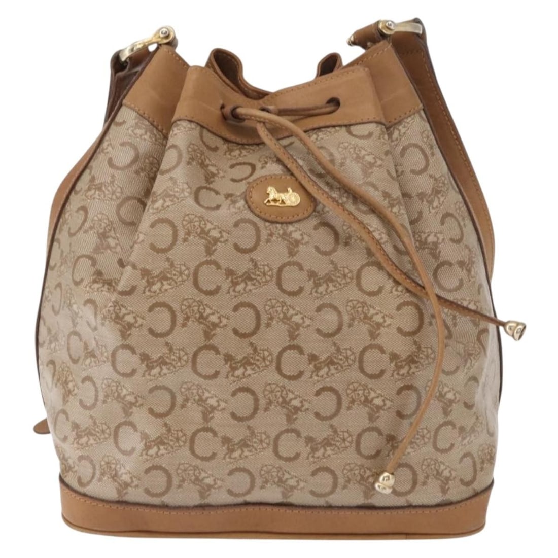 C Macadam beige PVC shoulder bag by Celine for women: C Macadam beige PVC shoulder bag by Celine for women This Celine C Macadam shoulder bag features a beige PVC exterior with the iconic Macadam pattern. Designed for women, it includes a shoulder strap