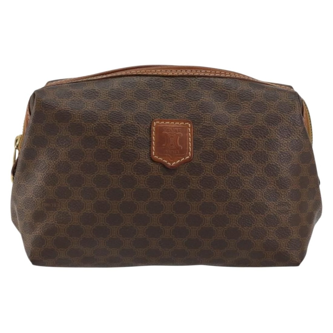 Celine Macadam Small Brown Canvas and Leather Pochette 20cm (1 of 18)