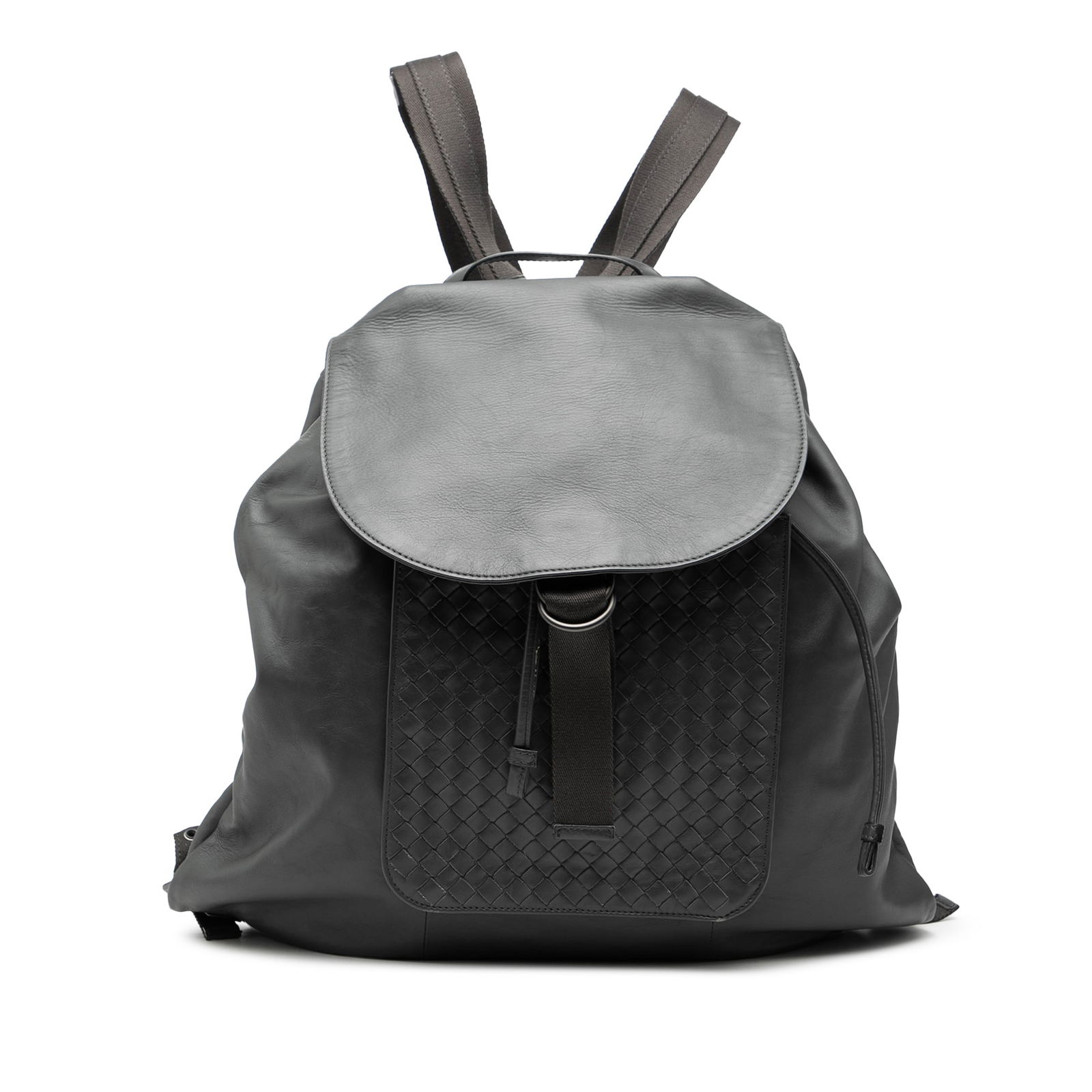 Intrecciato Leather Backpack with Woven Accents by Bottega Veneta (1 of 7)