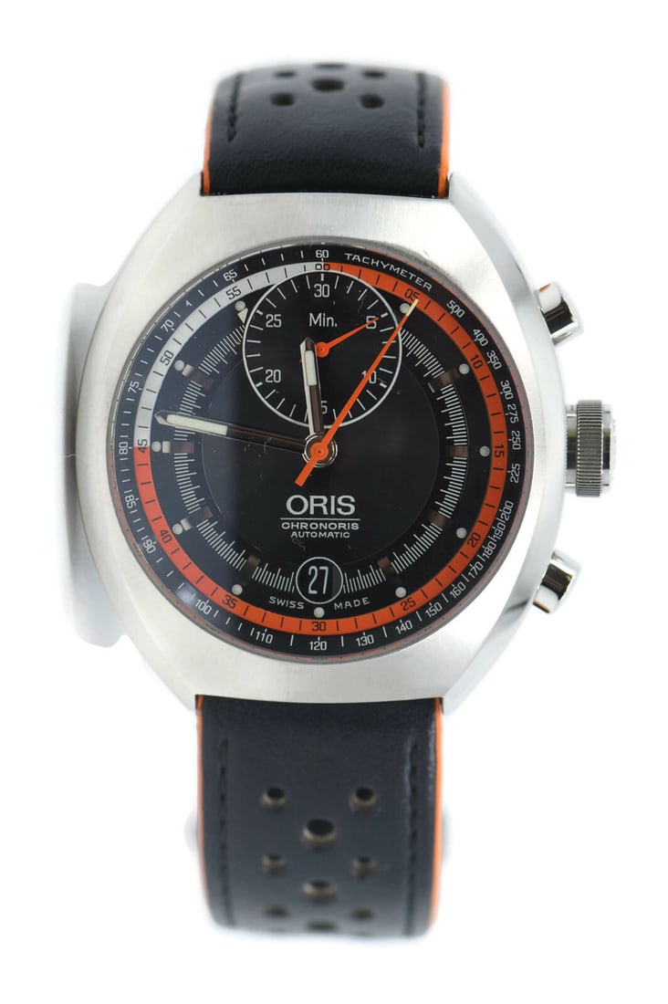 Oris Chronoris Stainless Steel Automatic Watch 40mm Ref 7564: Oris Chronoris Stainless Steel Automatic Watch 40mm Ref 7564 Introducing the Oris Chronoris Stainless Steel Watch, a perfect blend of style and functionality. This wristwatch features a robust stainle