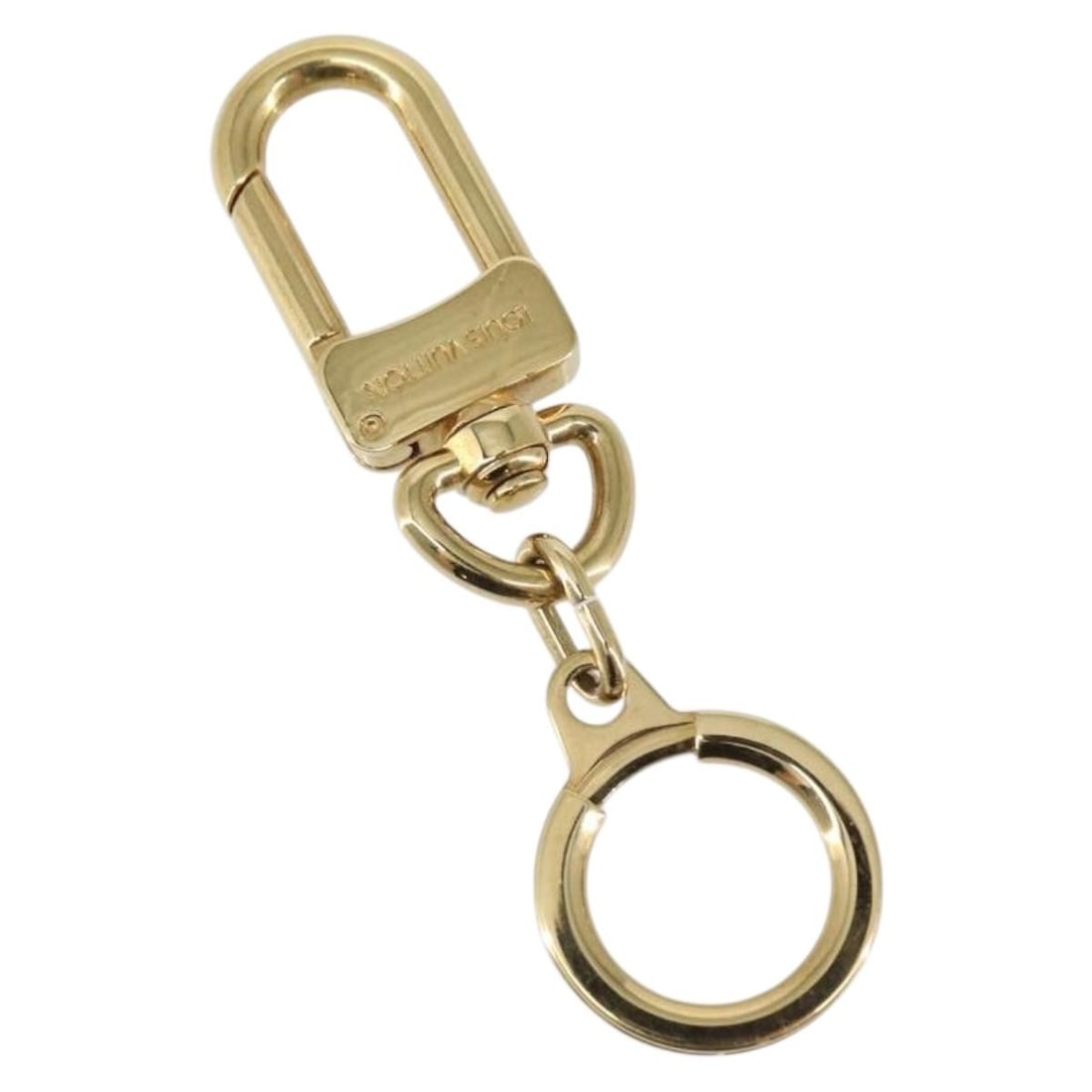 Bolt Pochette Extender Gold Metal Keychain by Louis Vuitton: Bolt Pochette Extender Gold Metal Keychain by Louis Vuitton This Louis Vuitton Bolt Pochette Extender Keychain is crafted from gold-toned metal and designed for women. Made in France, it features a le