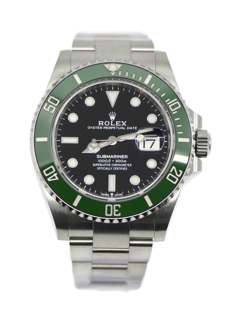 Stainless Steel 41mm Rolex Submariner 126610LV Black Dial Automatic Watch (1 of 6)