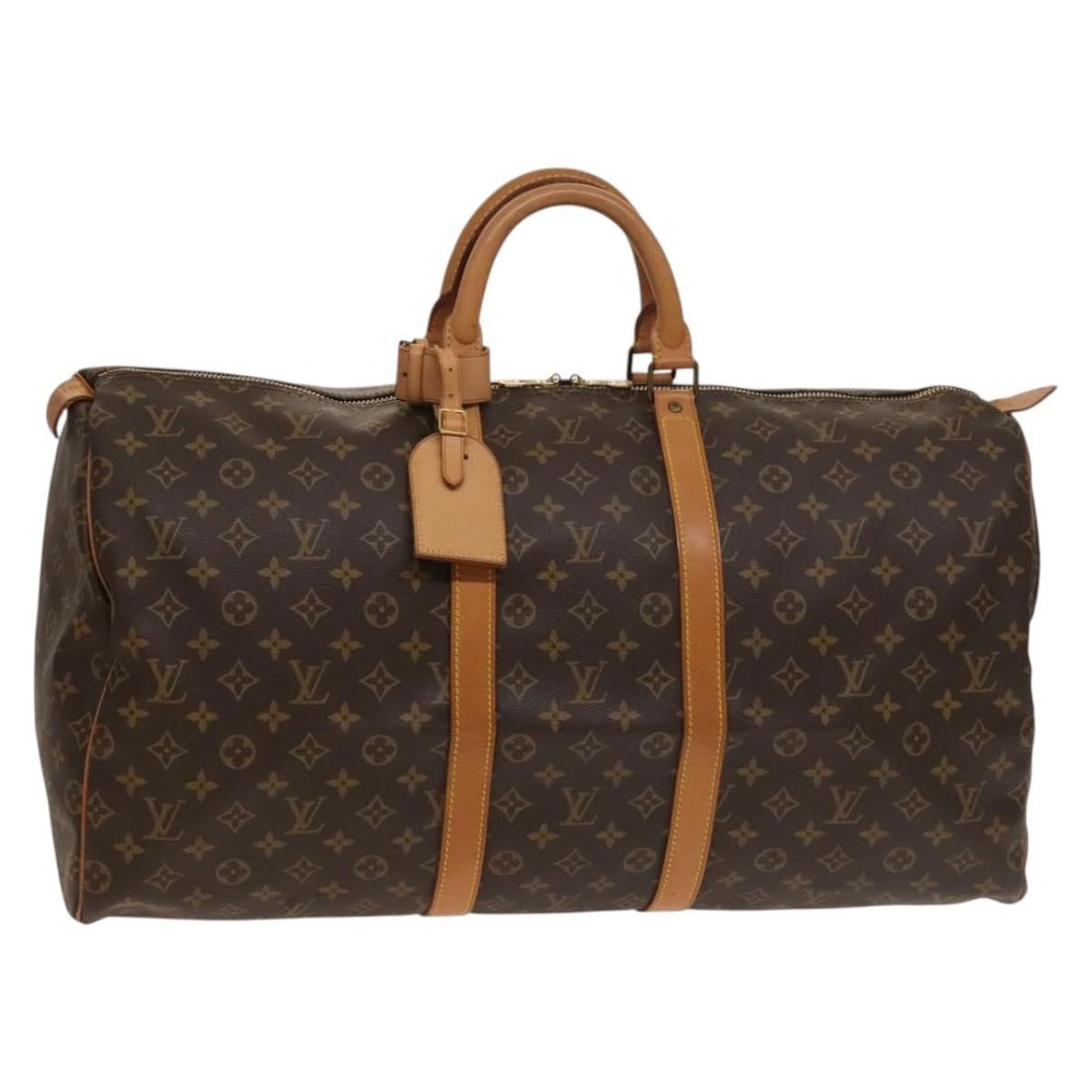 LOUIS VUITTON Monogram Keepall 55 Bag M41424 Authentic Travel Tote: LOUIS VUITTON Monogram Keepall 55 Bag M41424 Authentic Travel Tote Experience luxury and style with the LOUIS VUITTON Monogram Keepall 55 Boston Bag, expertly crafted from premium Monogram Canvas. Thi