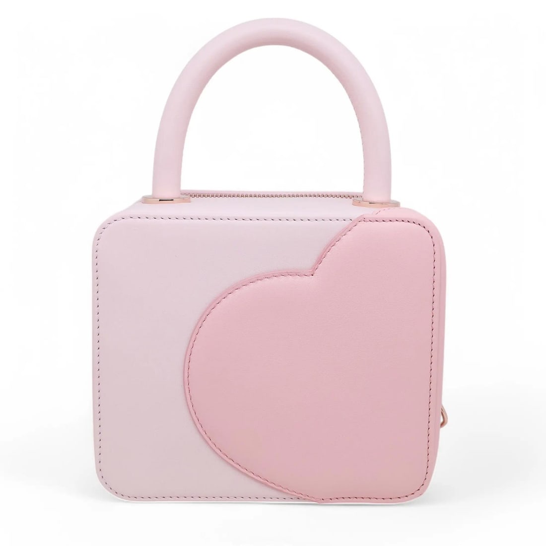 Chopard x Chloe Sevigny Mini Pink Leather Shoulder Bag 95000-0982: Chopard x Chloe Sevigny Mini Pink Leather Shoulder Bag 95000-0982 Elevate your style with this exquisite Chopard x Chloe Sevigny mini shoulder bag, crafted from luxurious pink calfskin leather. This a