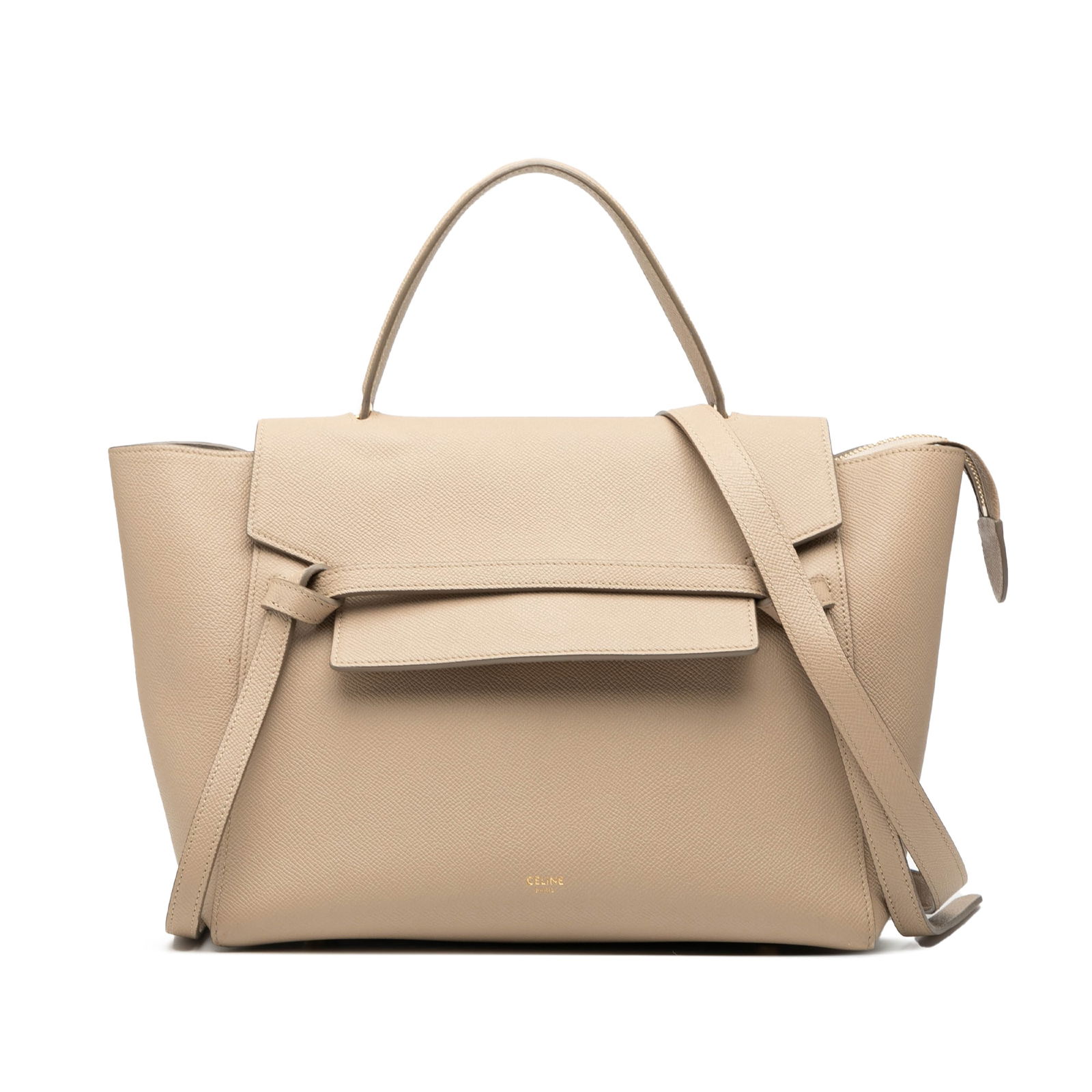 Mini Belt Satchel in Grained Calfskin Leather by Celine (1 of 8)