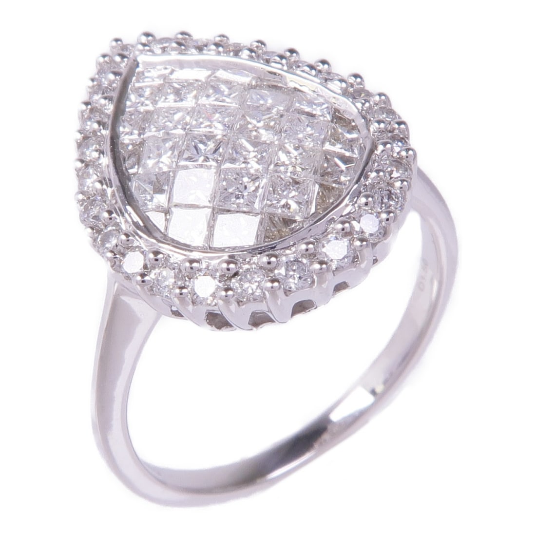 Diamond Ring in 18K White Gold Size 6.5 by JEWELRY (1 of 8)