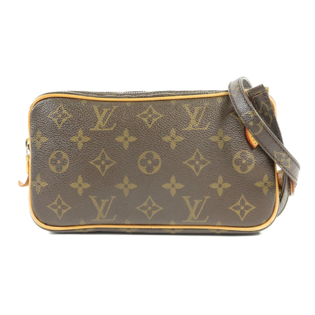 LOUIS VUITTON Marly Bandouliere Shoulder Bag M51828 Brown PVC Canvas (1 of 18)