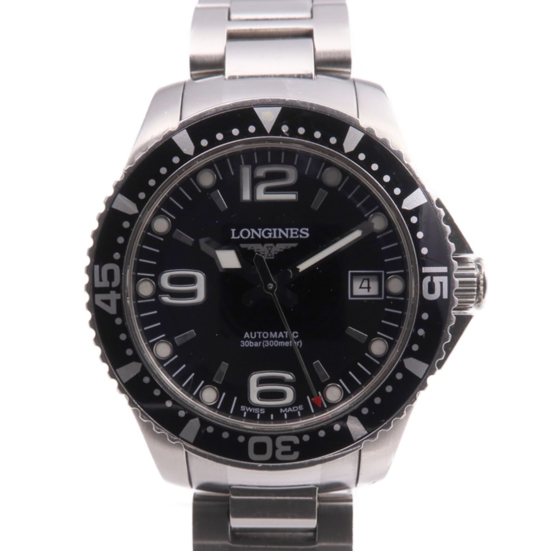 HydroConquest L3.641.4 Black Dial Stainless Steel Automatic Wristwatch (1 of 18)