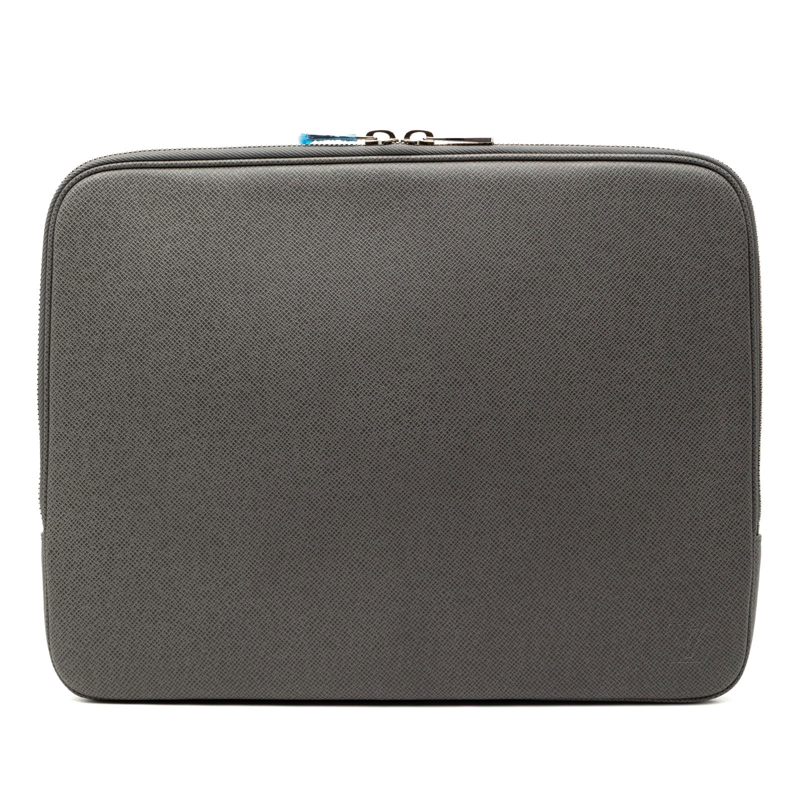 Louis Vuitton Horizon Sleeve in Gray Taiga Leather for Laptops (1 of 7)