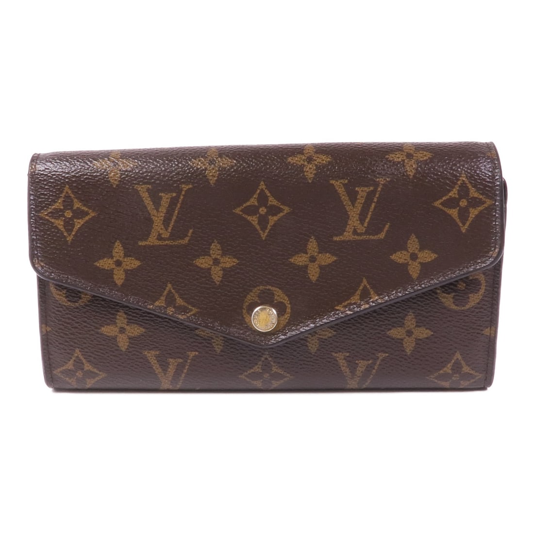 Louis Vuitton Monogram Bi-fold Long Wallet M60531 Brown GHW (1 of 15)