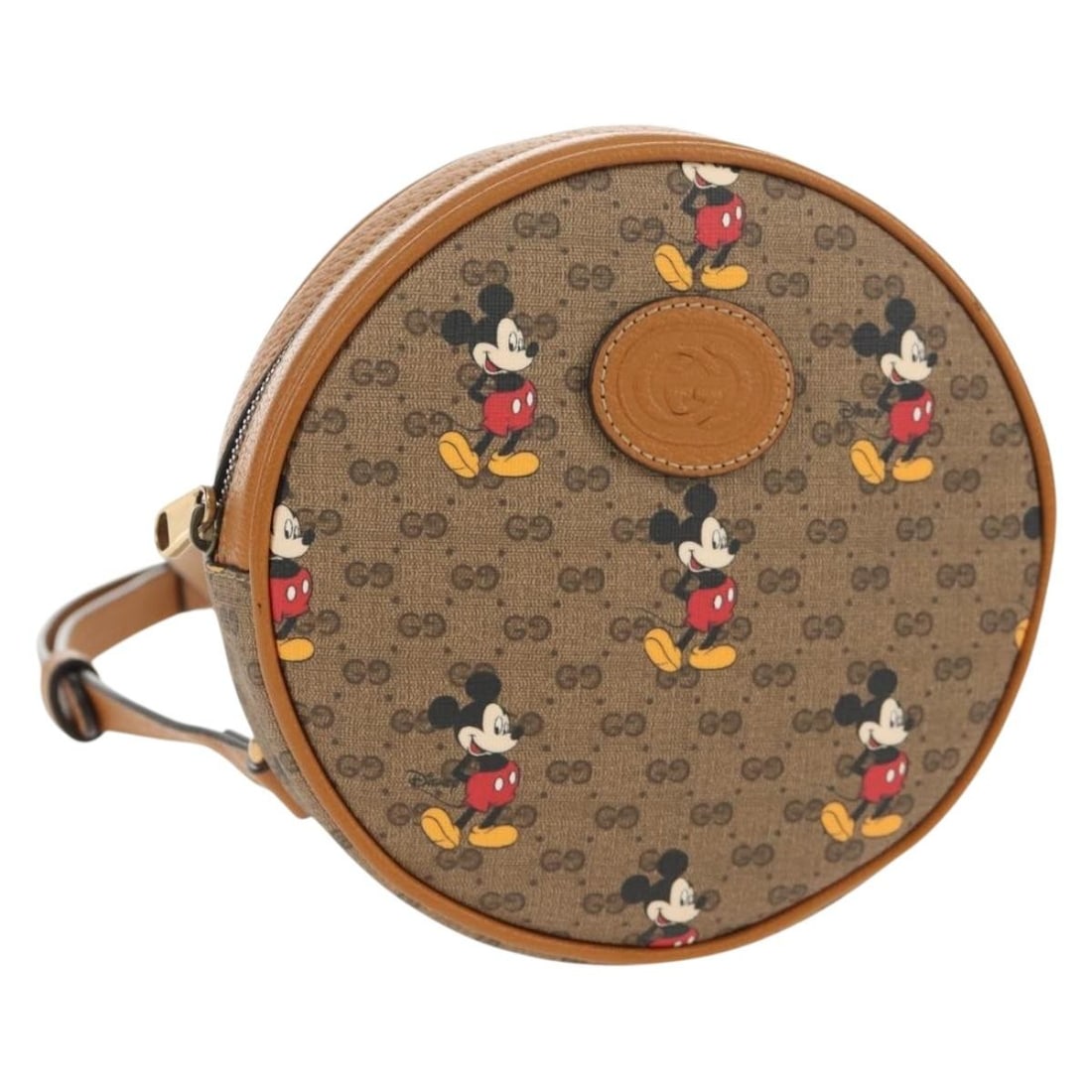GUCCI Micro GG Supreme Disney Mini Backpack Beige 603730 Authentic: GUCCI Micro GG Supreme Disney Mini Backpack Beige 603730 Authentic This GUCCI Micro GG Supreme Disney Chain Mini Backpack is a stylish and functional accessory made from Micro Small GG Canvas in a chi
