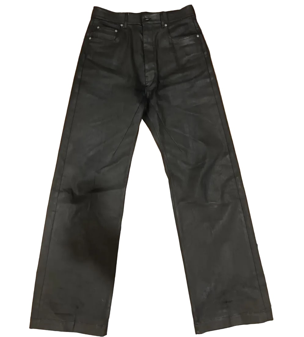 Porterville Geth Trousers in Black by Rick Owens (1 of 2)