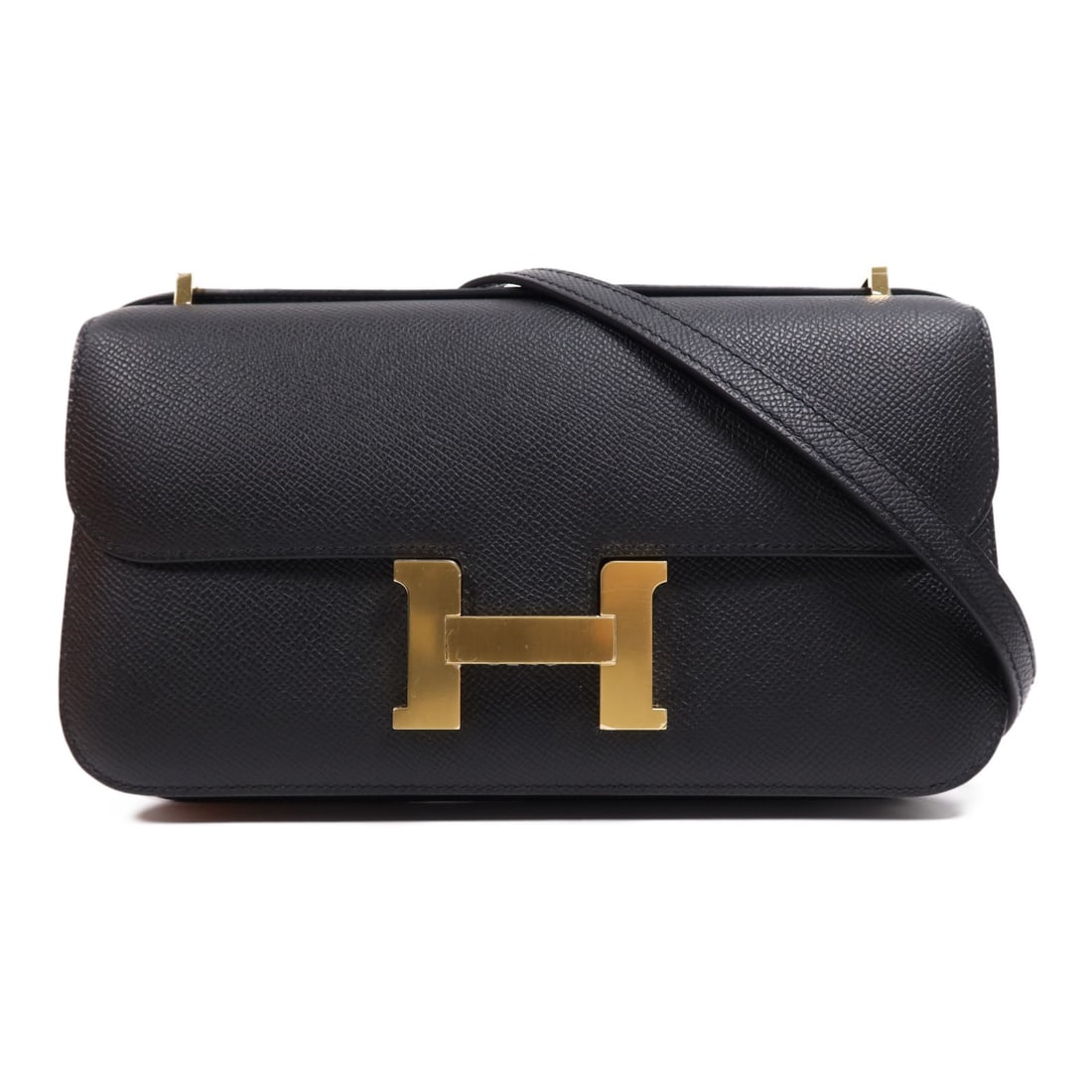 HERMES Constance Elan Shoulder Bag Epsom Leather Black GHW (1 of 14)
