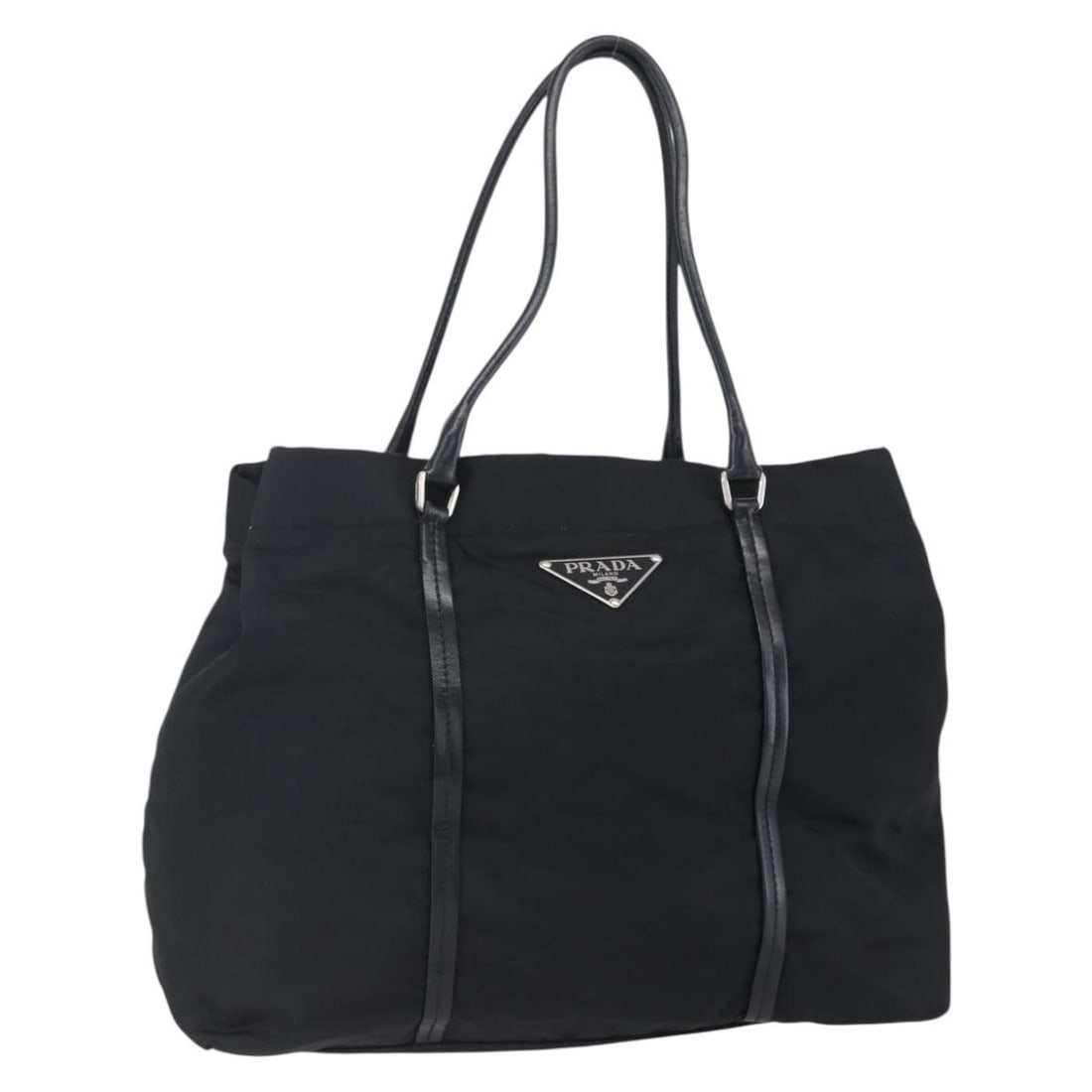 Prada Tessuto Black Nylon Vintage Tote Handbag 35cm (1 of 18)