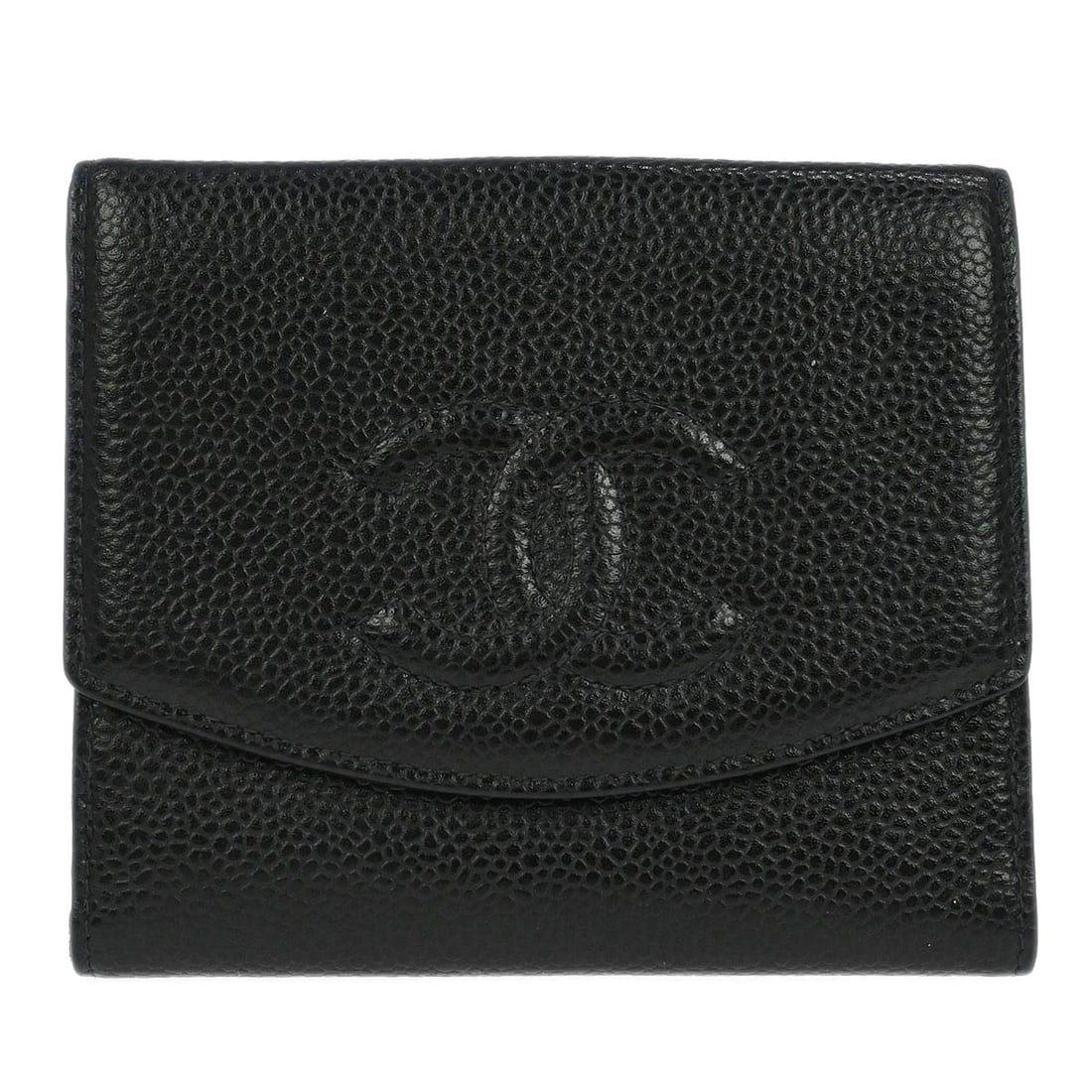 Black Caviar Calfskin Wristlet Coin Wallet by Chanel (1 of 7)