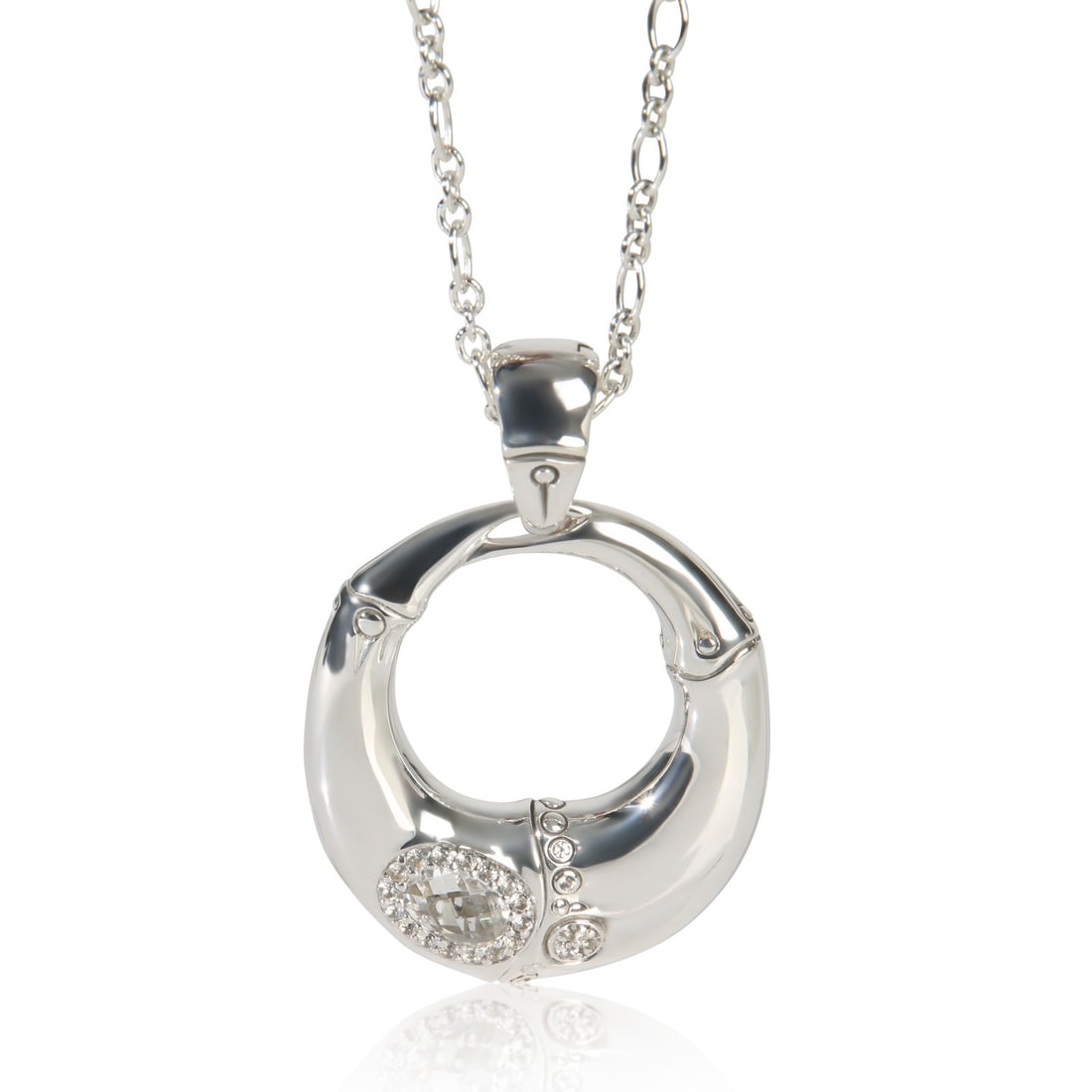 Bamboo Collection Necklace in Sterling Silver with Topaz by John Hardy (1 of 3)