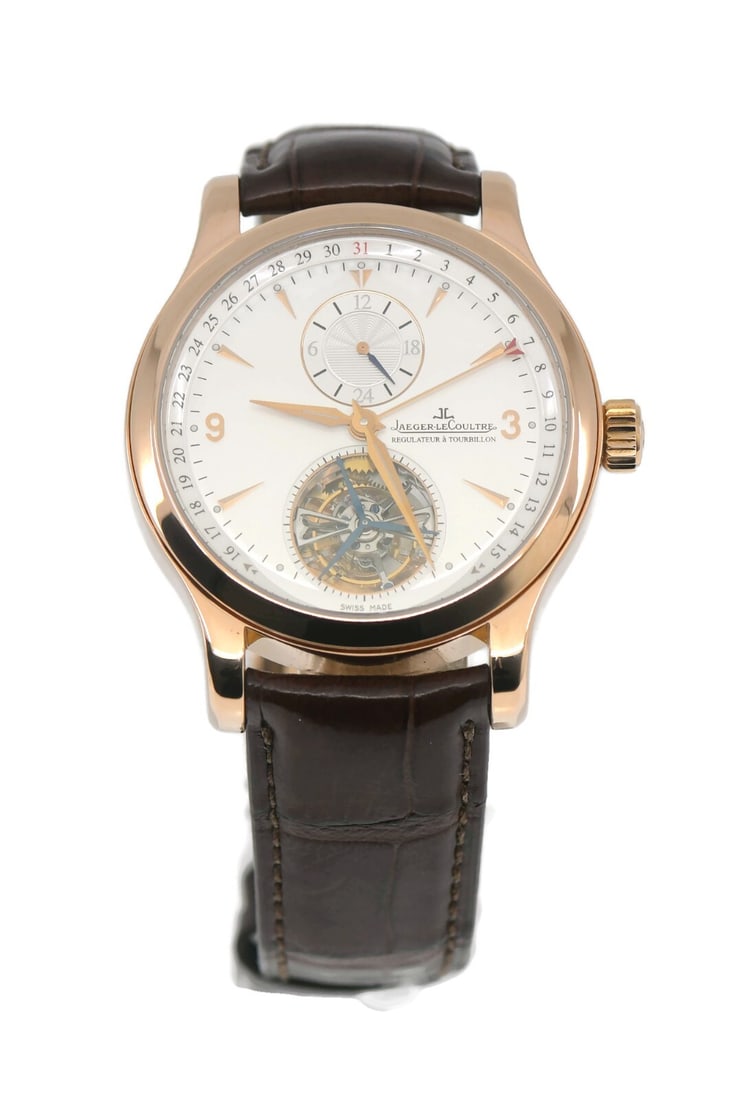 Jaeger LeCoultre Master Tourbillon 18K Rose Gold Automatic Watch Q1652420 (1 of 3)