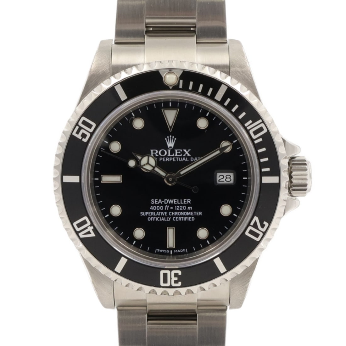 ROLEX Sea Dweller 16600 Automatic Stainless Steel Black Wristwatch (1 of 10)