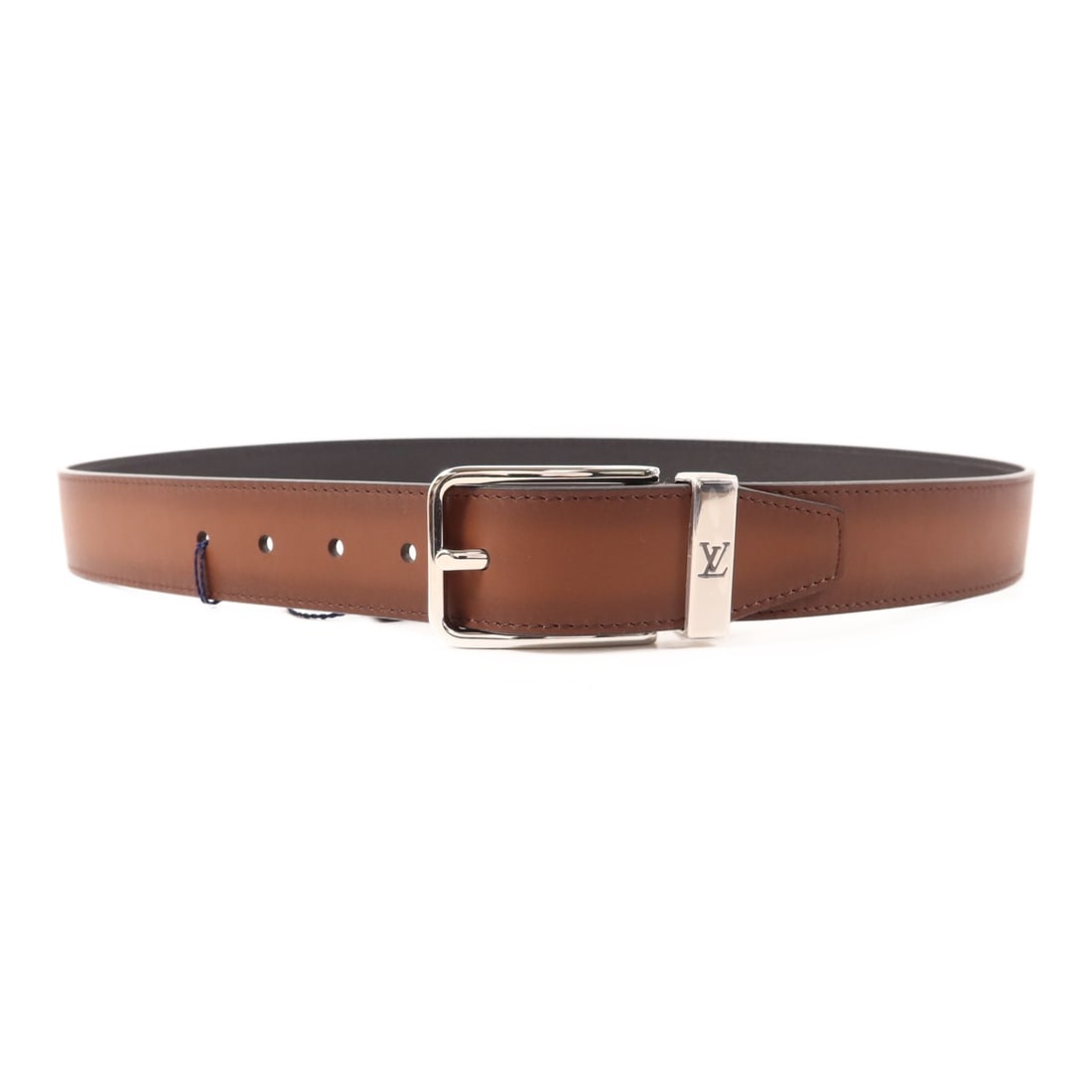Louis Vuitton Calfskin Belt with Gold Hardware in Brown Size 95 (1 of 10)