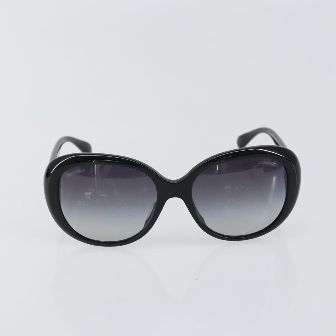 Chanel Plastic Logo CC Womens Black Sunglasses (1 of 13)
