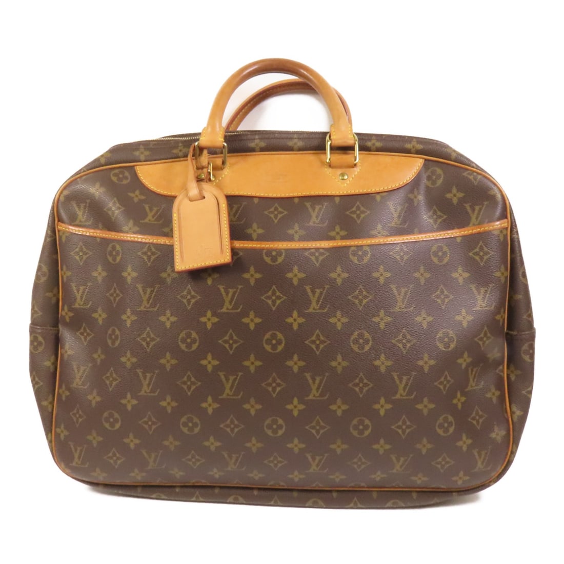 Monogram Travel Handbag by Louis Vuitton M41392 with Gold Tone Hardware (1 of 17)