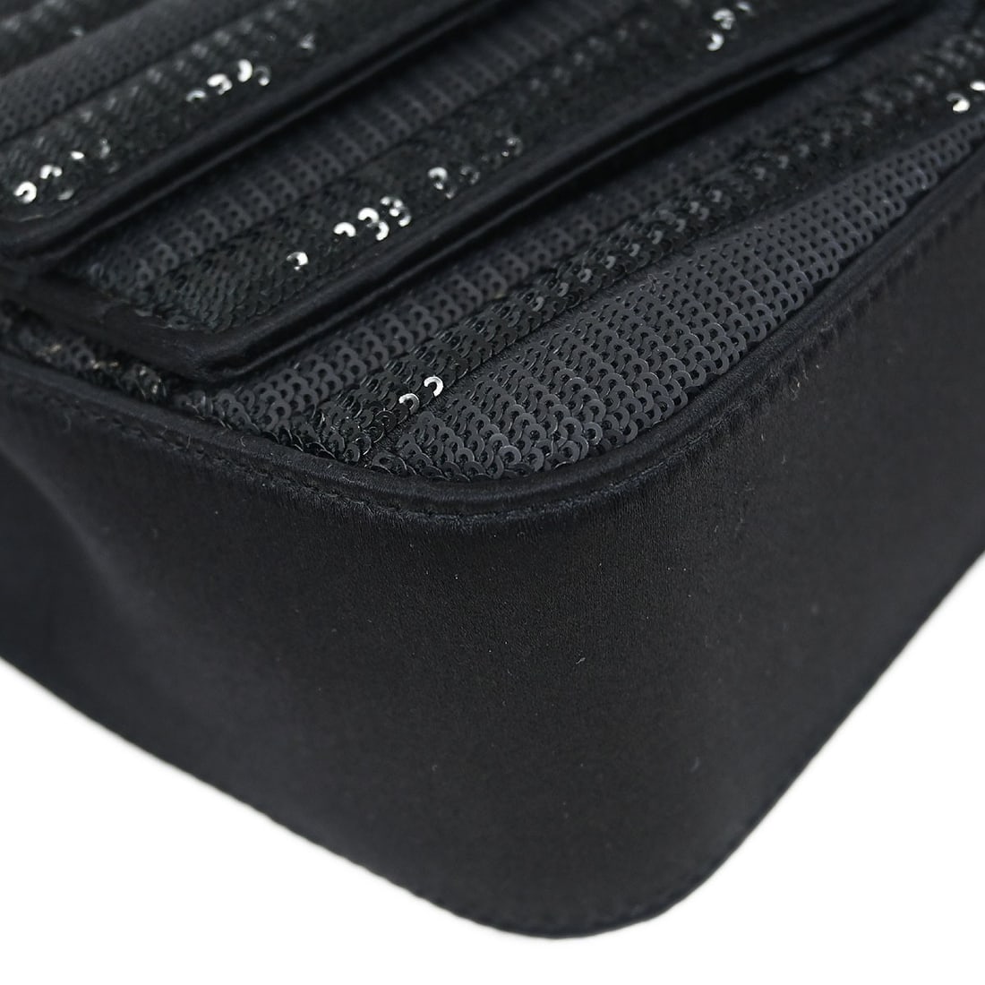 Saint Laurent Sulpice Black Sequins Shoulder Bag ARS575046.0719 - 4