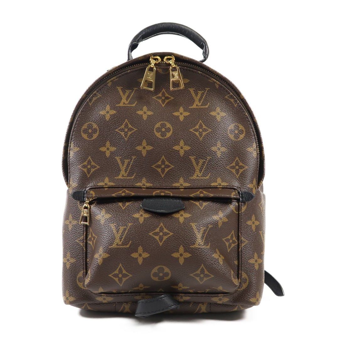 Louis Vuitton Palm Springs Backpack PM M44871 Monogram Macassar Brown (1 of 11)
