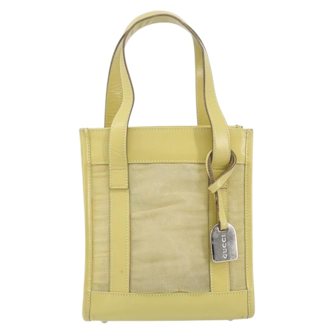 Green Leather Gucci Vintage Women's Tote Bag 17cm x 18cm x 9cm: Green Leather Gucci Vintage Women's Tote Bag 17cm x 18cm x 9cm This Gucci vintage handbag is crafted from green leather and designed for women. It features a structured silhouette with dimensions of 1