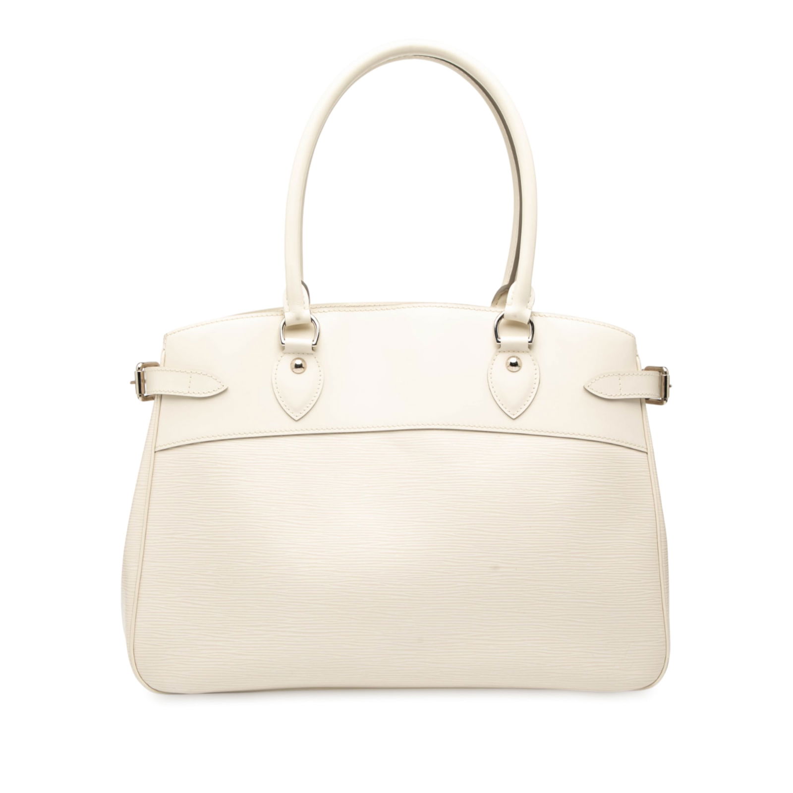 Louis Vuitton Passy GM Epi Leather White Shoulder Bag with Interior Zip Pocket (1 of 8)