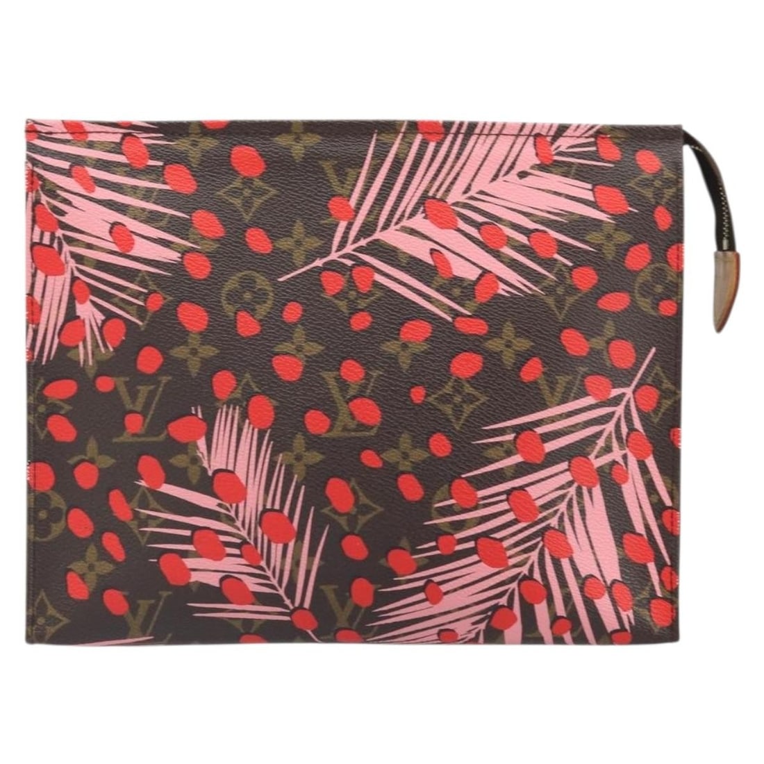 Monogram Jungle Dots Canvas Toiletry Pouch by Louis Vuitton Limited Edition: Monogram Jungle Dots Canvas Toiletry Pouch by Louis Vuitton Limited Edition This Louis Vuitton Toiletry Pouch is a limited edition from the Monogram Jungle Dots collection. Crafted from durable canvas