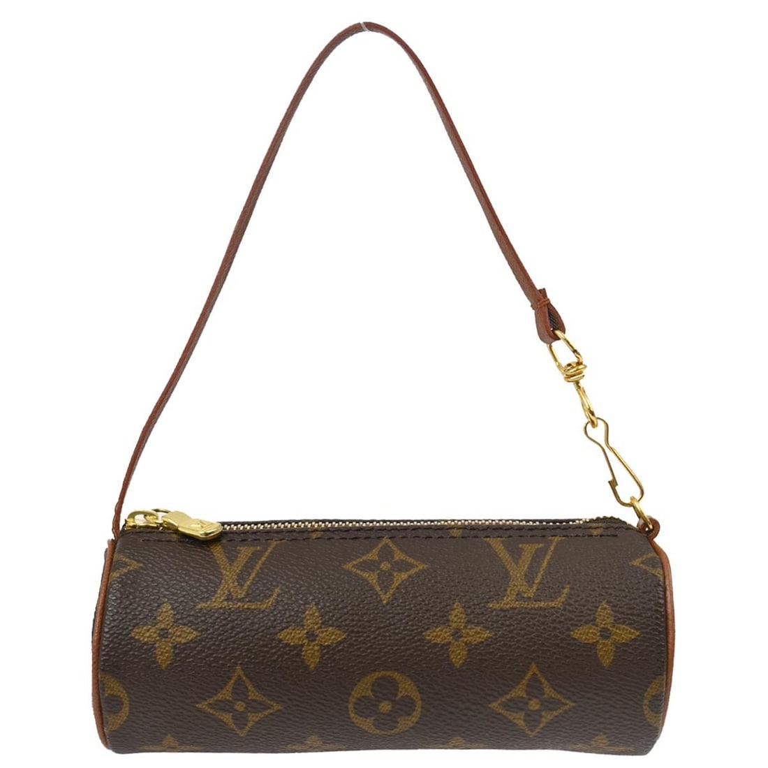 Louis Vuitton Monogram Canvas Papillon Pochette Bag Brown: Louis Vuitton Monogram Canvas Papillon Pochette Bag Brown The Louis Vuitton Papillon Pochette in Monogram Canvas is a compact women's accessory featuring the iconic brown monogram canvas. Designed for