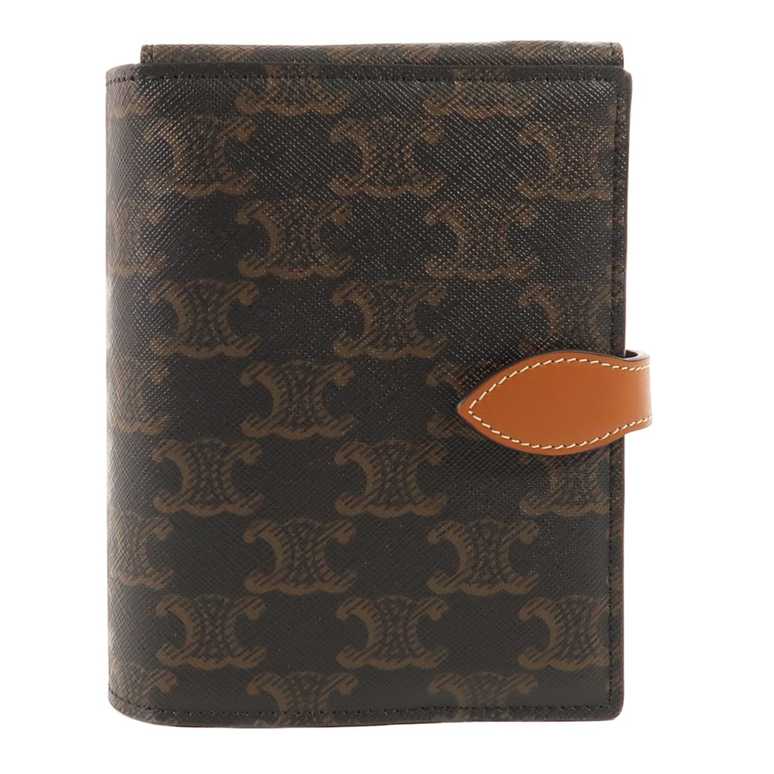 CELINE GHW Travel Kit 4M3262AKL.04LU Brown PVC Coated Canvas: CELINE GHW Travel Kit 4M3262AKL.04LU Brown PVC Coated Canvas Introducing the CELINE Travel Kit, a stylish and practical accessory crafted from durable PVC coated canvas in a rich brown color. This ver