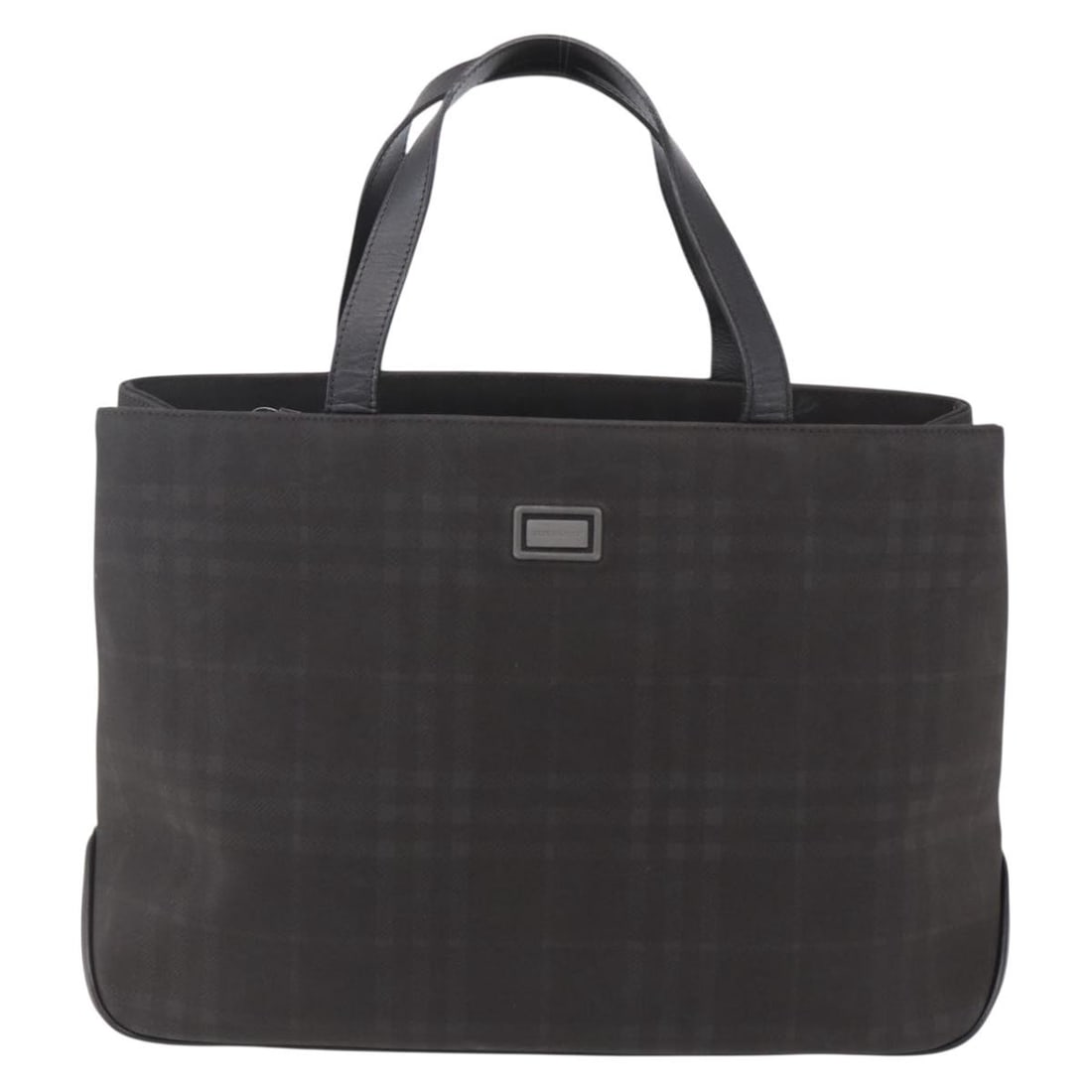 Burberry Nova Check Brown PVC Handbag 45cm x 23cm x 13cm: Burberry Nova Check Brown PVC Handbag 45cm x 23cm x 13cm This pre-owned Burberry Nova handbag features the classic brown Nova Check canvas with PVC material. It is designed for women and includes meta