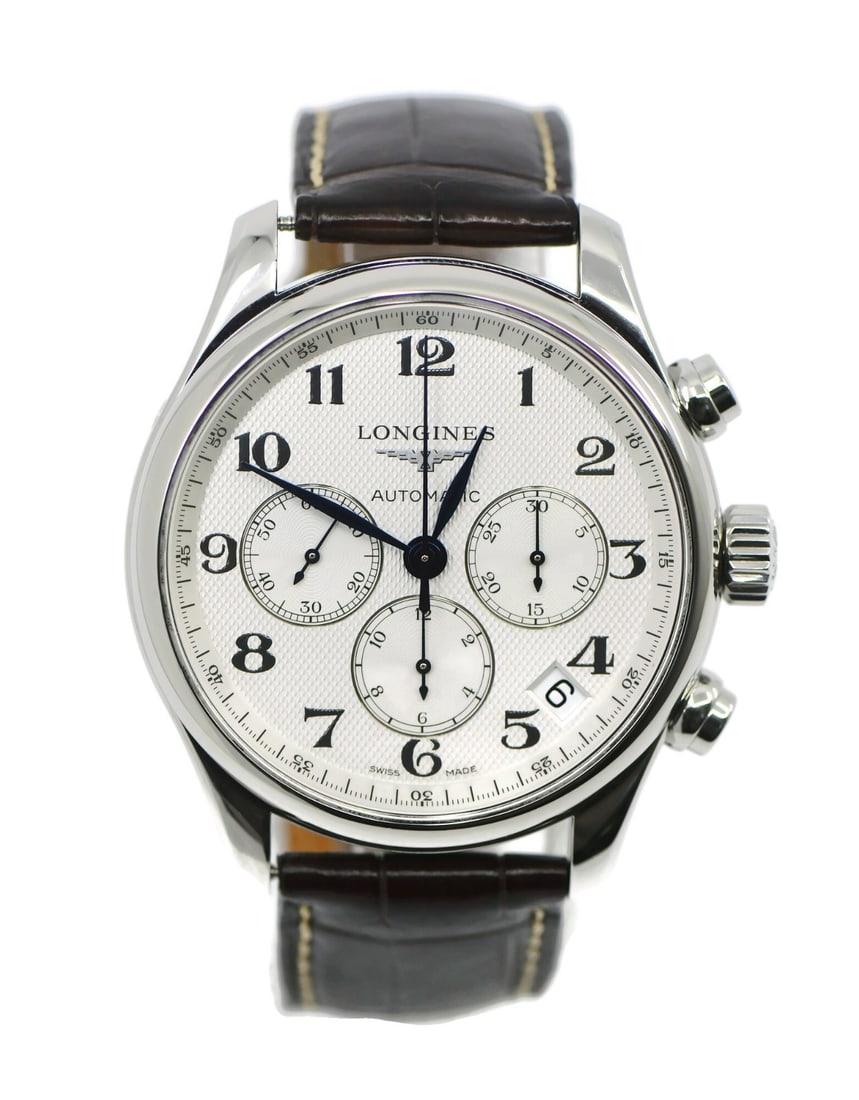 Longines Master Chronograph Automatic Watch L2.693.4 With Box and Papers (1 of 5)