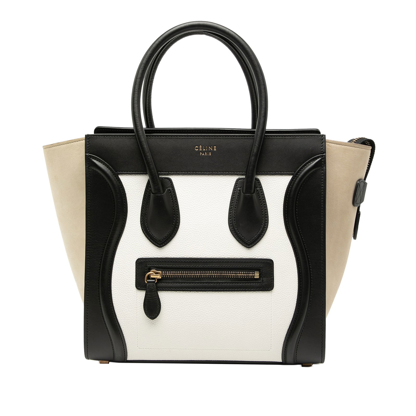 Celine Luggage Tote Micro Tricolor Leather Handbag (1 of 7)