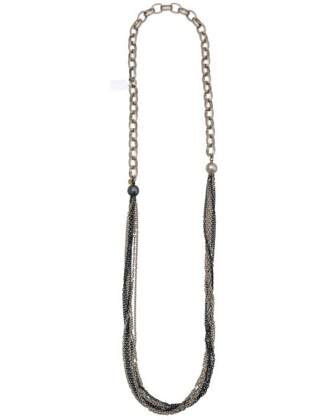 Gurhan Two Toned Sterling Silver Necklace 40 in Women's Jewelry (1 of 4)