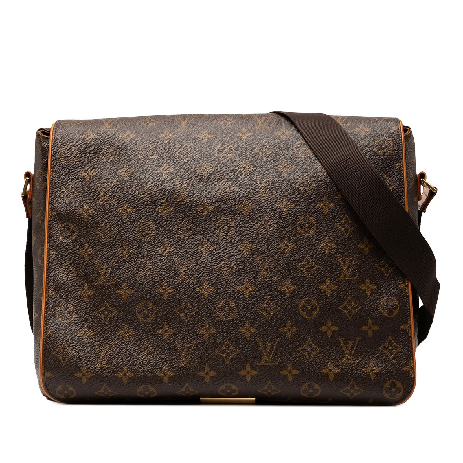 Louis Vuitton Monogram Abbesses Bag with Vachetta Leather Trim (1 of 7)