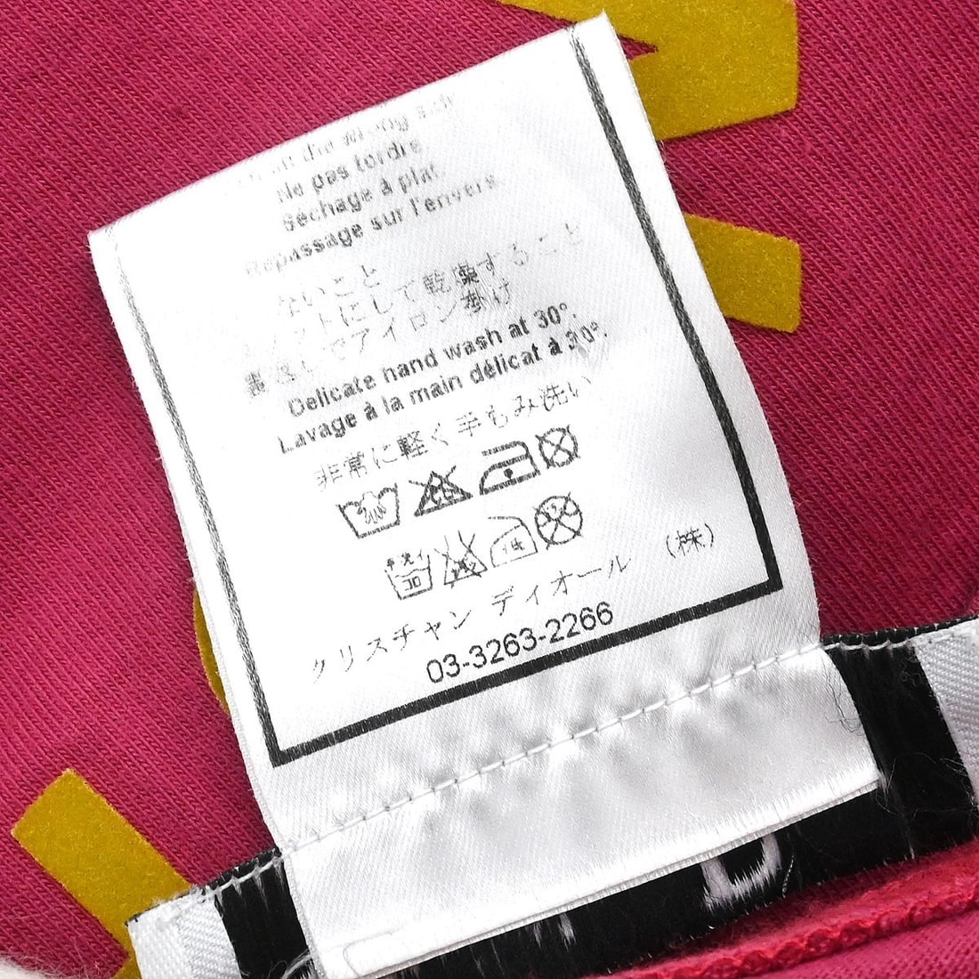 Dior Pink Cotton Logo Tank Top Size 36 Sleeveless - 9