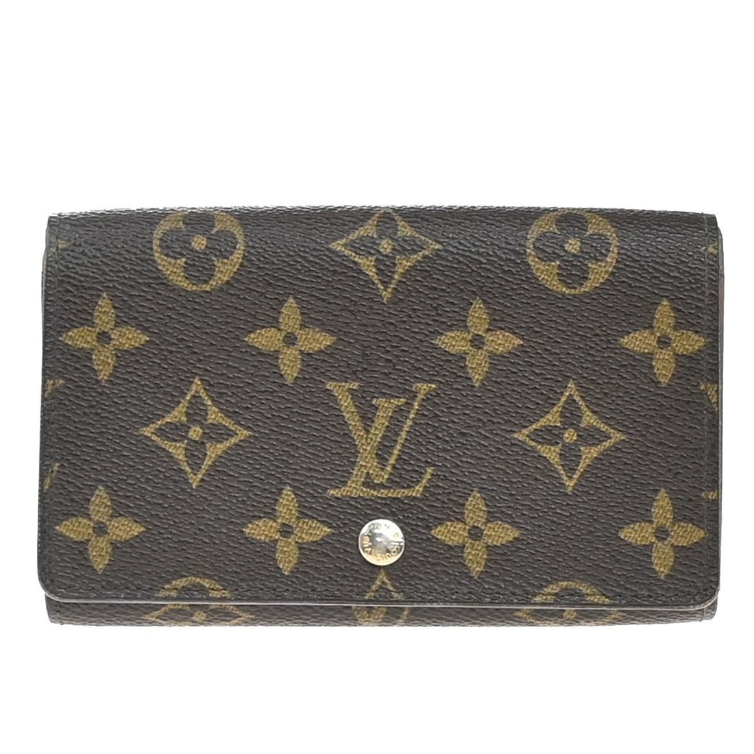 Louis Vuitton Monogram Canvas Porte Monnaie Billets Tresor Wallet: Louis Vuitton Monogram Canvas Porte Monnaie Billets Tresor Wallet This Louis Vuitton Porte Monnaie Billets Tresor Wallet is crafted from signature brown monogram canvas designed for women. It features