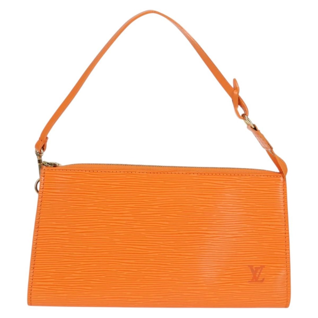 Louis Vuitton Orange Epi Leather Pochette 24cm x 13cm x 3cm (1 of 18)