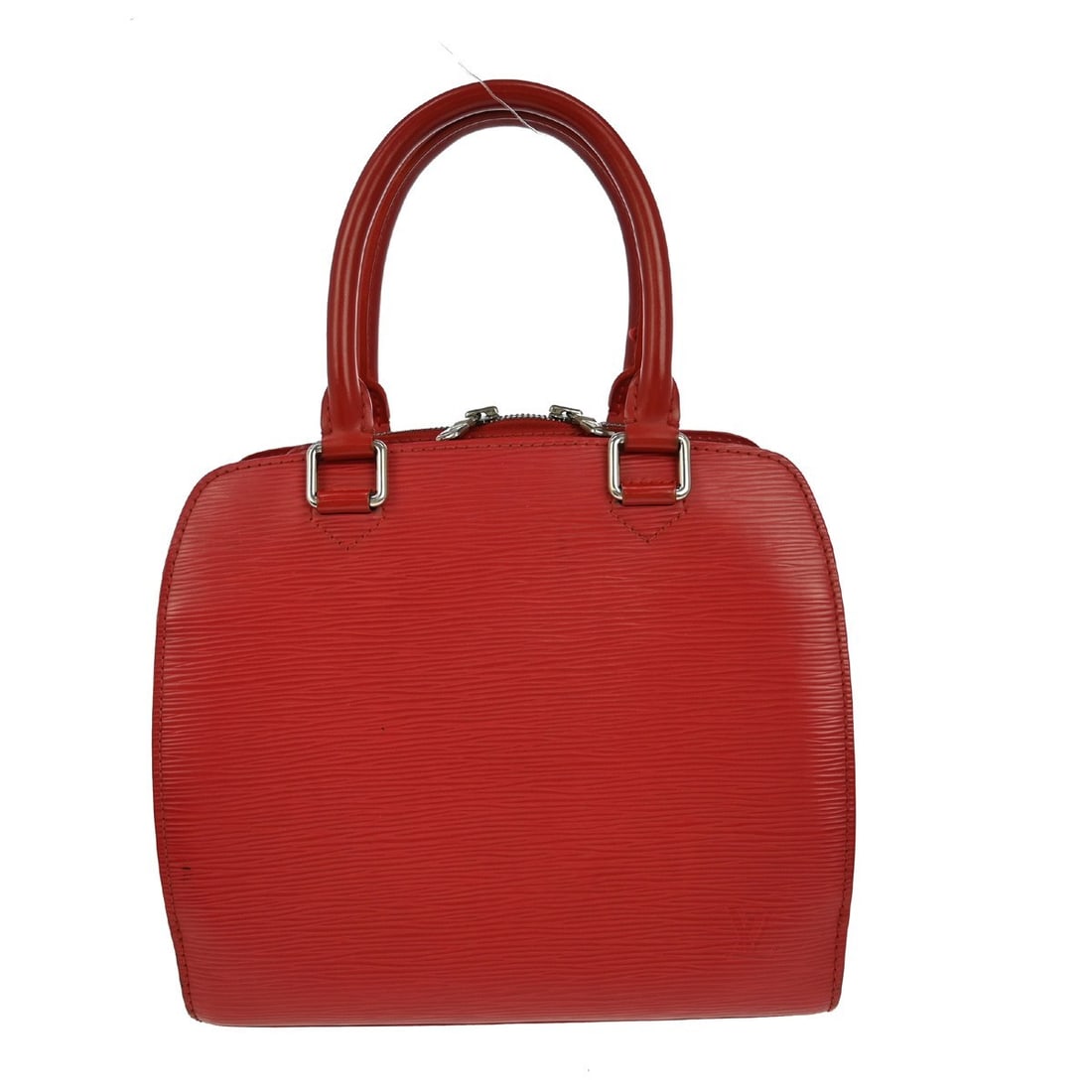 Louis Vuitton Epi Leather Pont Neuf Bag Red 25cm x 24cm x 10cm: Louis Vuitton Epi Leather Pont Neuf Bag Red 25cm x 24cm x 10cm This Louis Vuitton Pont Neuf handbag is crafted from red Epi leather, designed for women. The handbag features a structured shape with di