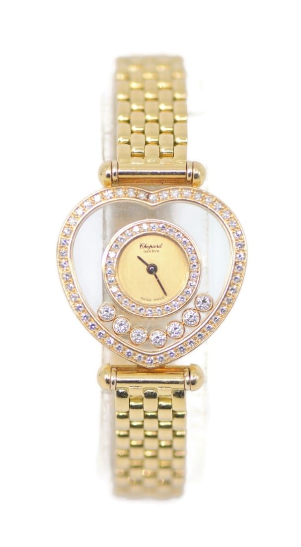Happy Diamonds 5231 Chopard Wristwatch in 18K Yellow Gold with Diamond Bezel (1 of 3)