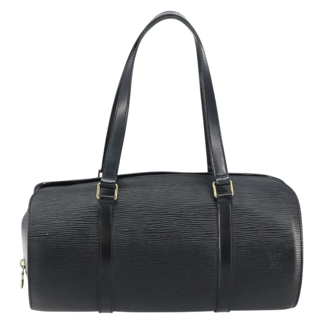 Black Epi Leather Louis Vuitton Soufflot Bag 31cm x 16cm x 15cm (1 of 18)