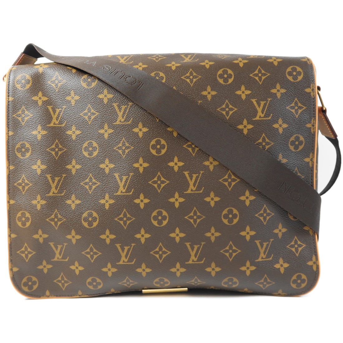 Louis Vuitton Abbesses Shoulder Bag M45257 Monogram Brown PVC: Louis Vuitton Abbesses Shoulder Bag M45257 Monogram Brown PVC Introducing the Louis Vuitton Abbesses Shoulder Bag, a stunning blend of style and functionality. Crafted from durable PVC coated canvas,
